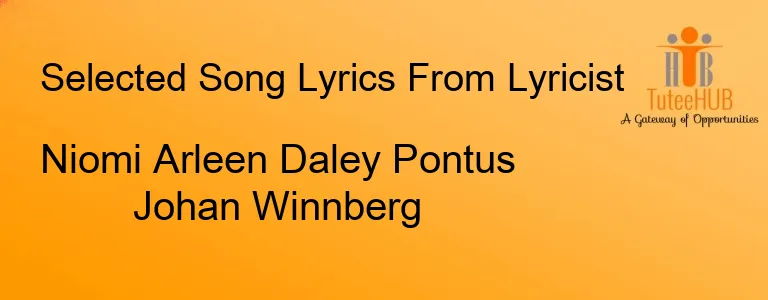 Niomi Arleen Daley Pontus Johan Winnberg