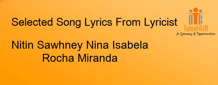 Nitin Sawhney Nina Isabela Rocha Miranda