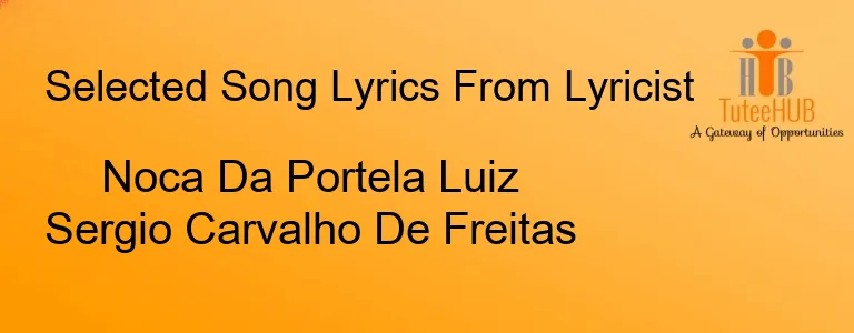 Noca Da Portela Luiz Sergio Carvalho De Freitas