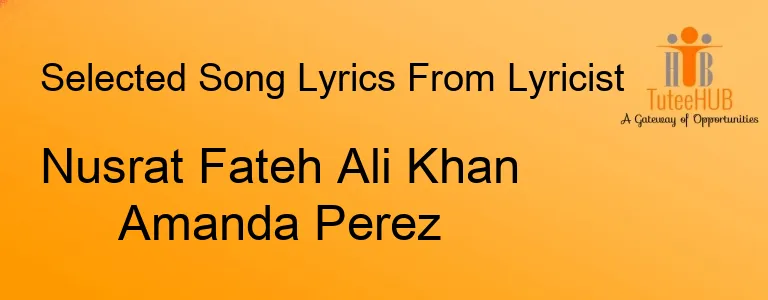 Nusrat Fateh Ali Khan Amanda Perez