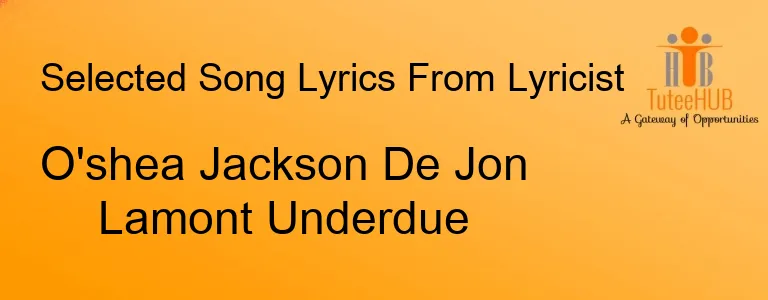 O'shea Jackson De Jon Lamont Underdue