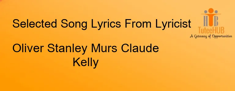 Oliver Stanley Murs Claude Kelly