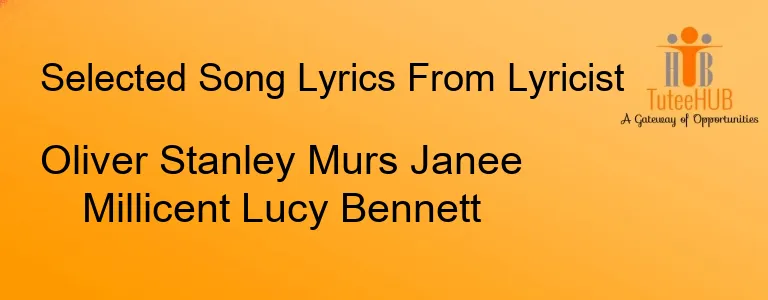 Oliver Stanley Murs Janee Millicent Lucy Bennett