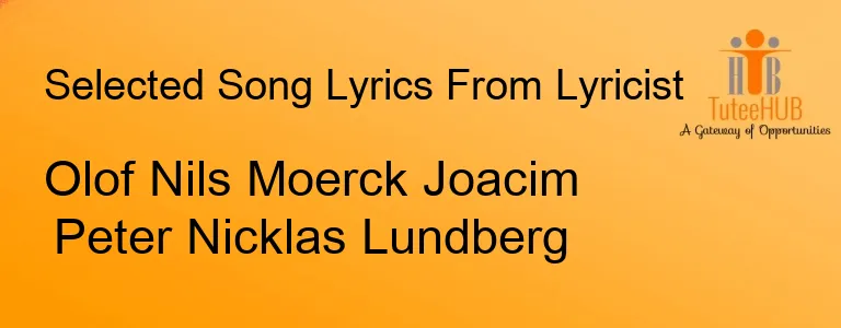 Olof Nils Moerck Joacim Peter Nicklas Lundberg