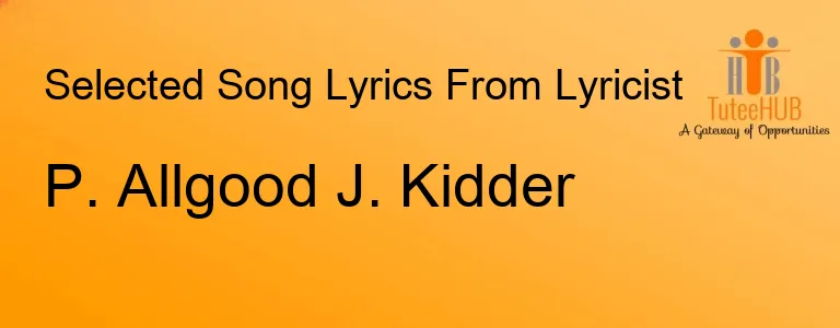P. Allgood J. Kidder