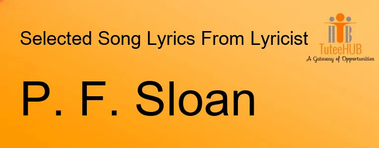 P. F. Sloan