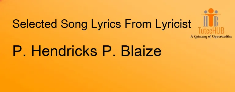 P. Hendricks P. Blaize