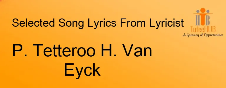 P. Tetteroo H. Van Eyck