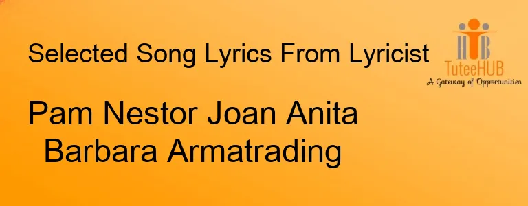 Pam Nestor Joan Anita Barbara Armatrading