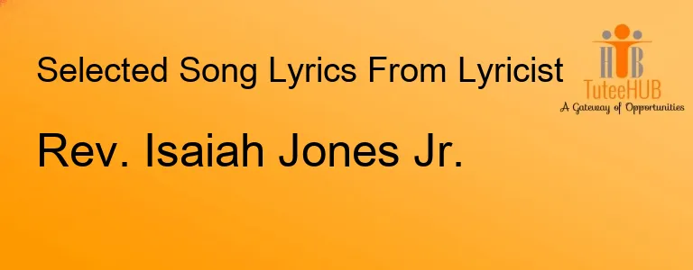 Rev. Isaiah Jones Jr.