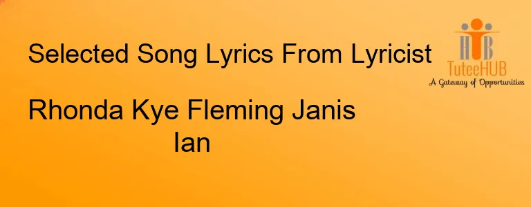 Rhonda Kye Fleming Janis Ian