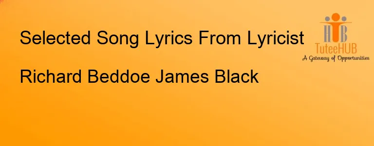 Richard Beddoe James Black