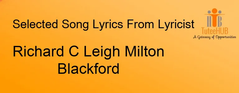 Richard C Leigh Milton Blackford