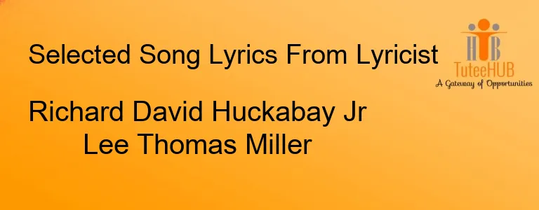 Richard David Huckabay Jr Lee Thomas Miller
