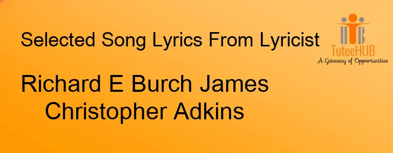 Richard E Burch James Christopher Adkins