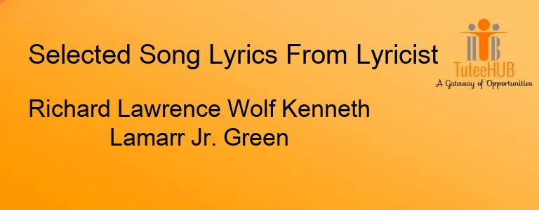 Richard Lawrence Wolf Kenneth Lamarr Jr. Green