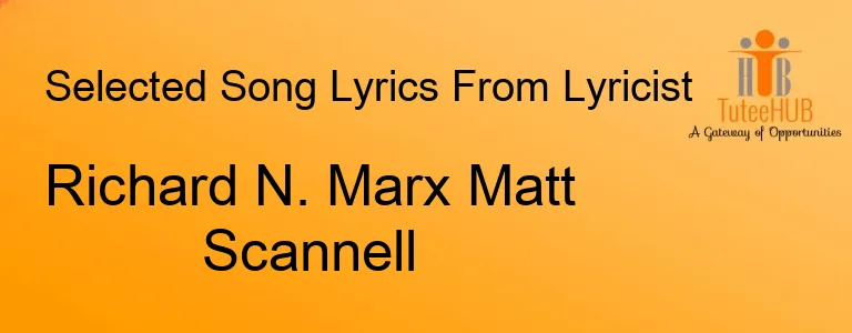 Richard N. Marx Matt Scannell