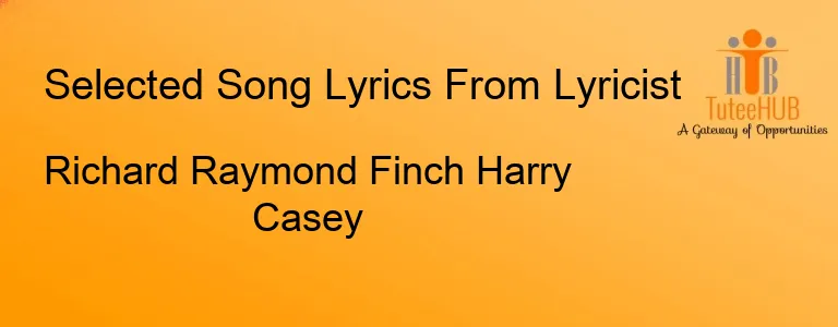 Richard Raymond Finch Harry Casey