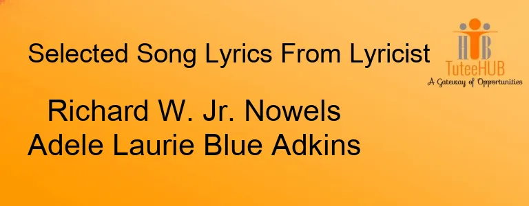 Richard W. Jr. Nowels Adele Laurie Blue Adkins