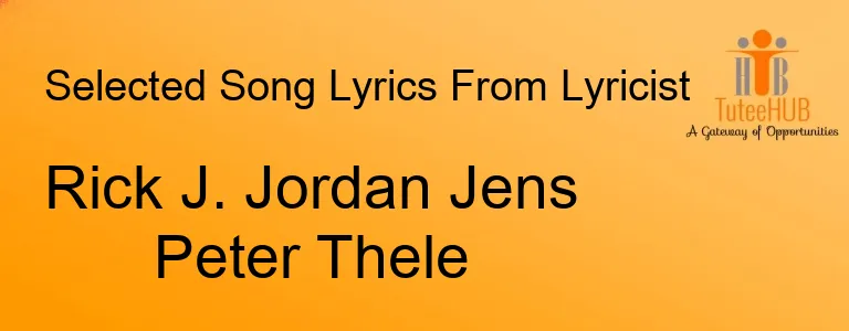 Rick J. Jordan Jens Peter Thele