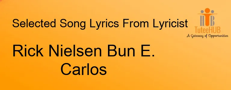 Rick Nielsen Bun E. Carlos