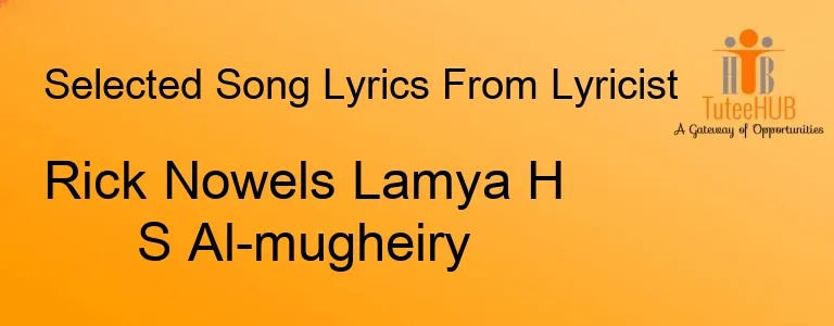 Rick Nowels Lamya H S Al-mugheiry