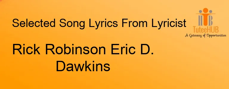 Rick Robinson Eric D. Dawkins