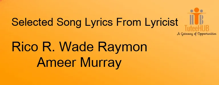 Rico R. Wade Raymon Ameer Murray