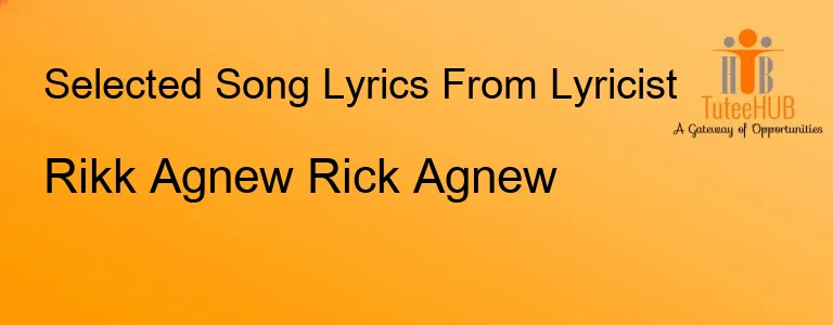 Rikk Agnew Rick Agnew