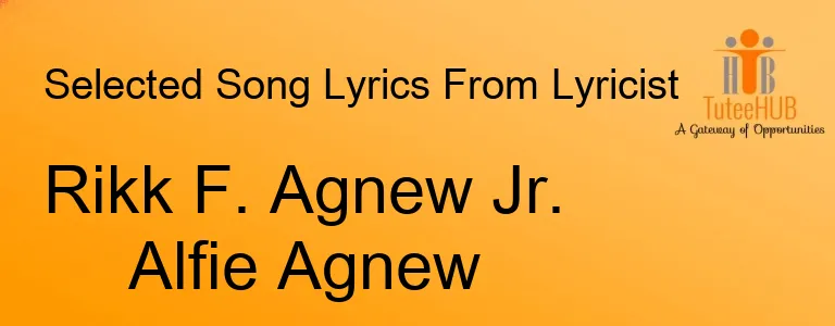 Rikk F. Agnew Jr. Alfie Agnew