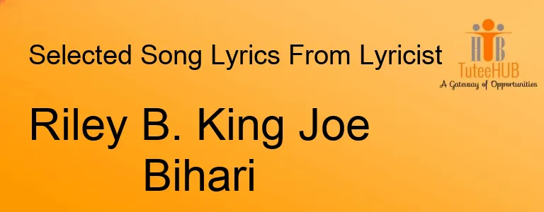 Riley B. King Joe Bihari