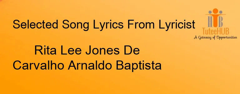 Rita Lee Jones De Carvalho Arnaldo Baptista