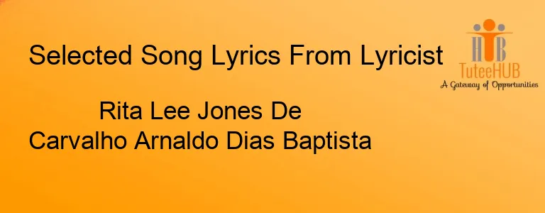 Rita Lee Jones De Carvalho Arnaldo Dias Baptista