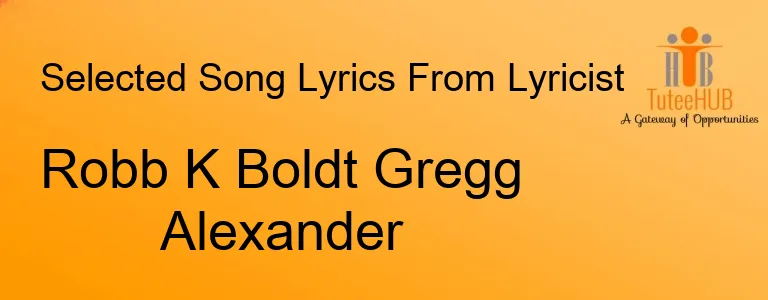 Robb K Boldt Gregg Alexander