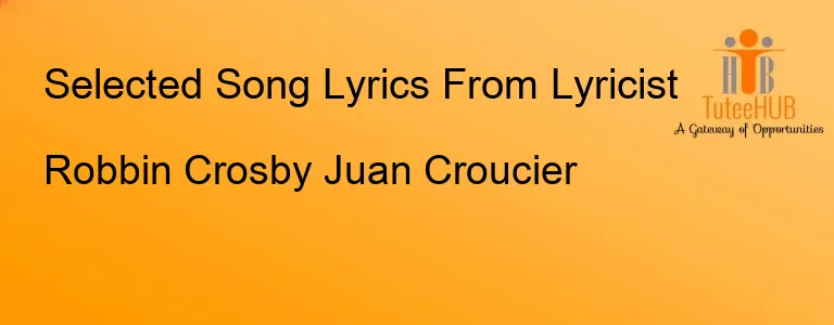 Robbin Crosby Juan Croucier