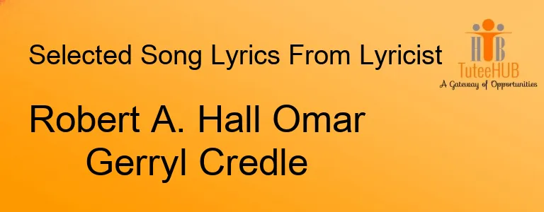 Robert A. Hall Omar Gerryl Credle