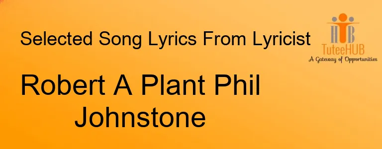 Robert A Plant Phil Johnstone