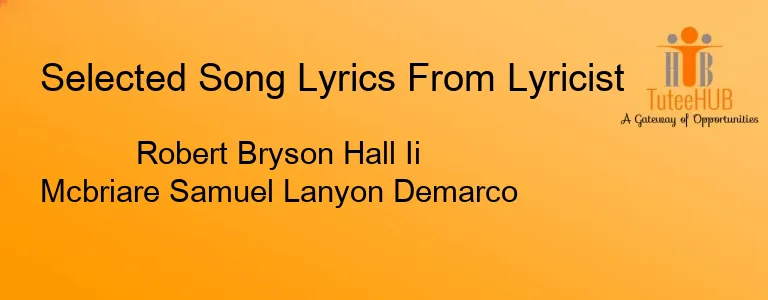 Robert Bryson Hall Ii Mcbriare Samuel Lanyon Demarco