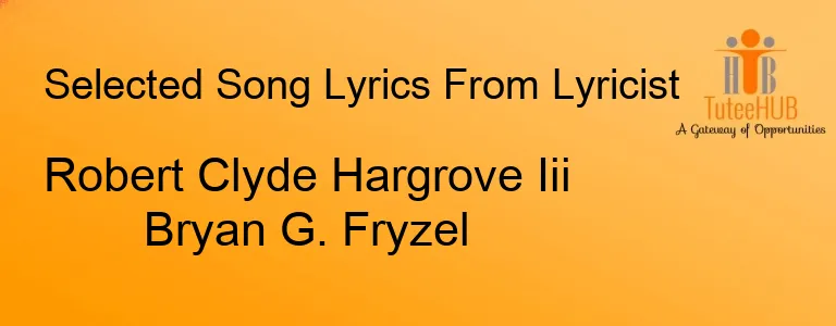 Robert Clyde Hargrove Iii Bryan G. Fryzel