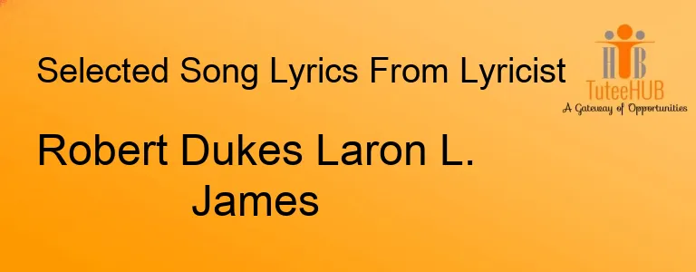 Robert Dukes Laron L. James