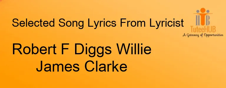 Robert F Diggs Willie James Clarke