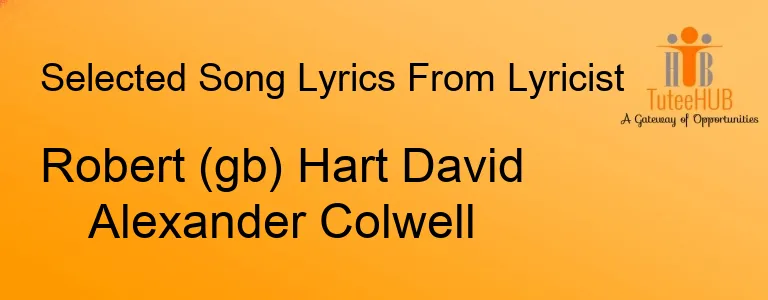 Robert (gb) Hart David Alexander Colwell