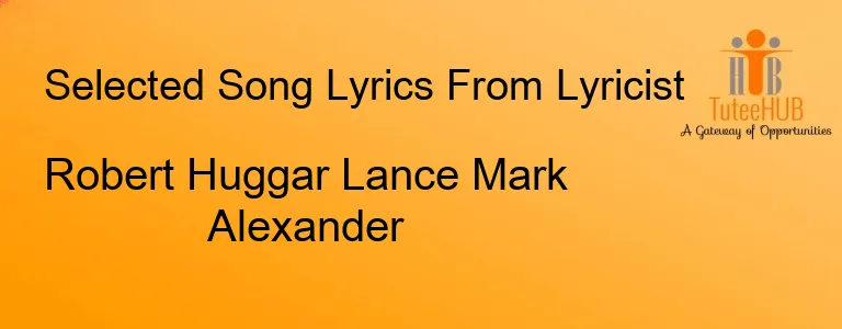 Robert Huggar Lance Mark Alexander