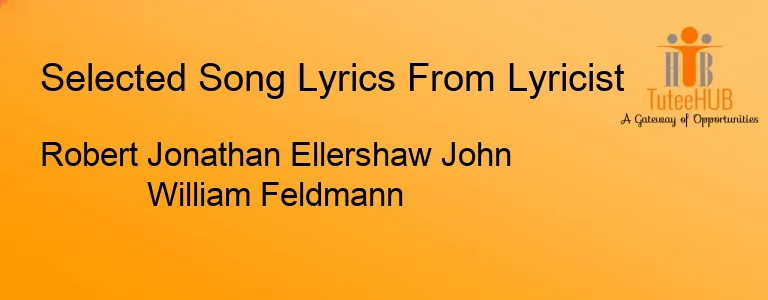 Robert Jonathan Ellershaw John William Feldmann