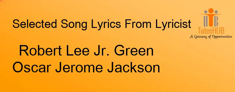 Robert Lee Jr. Green Oscar Jerome Jackson