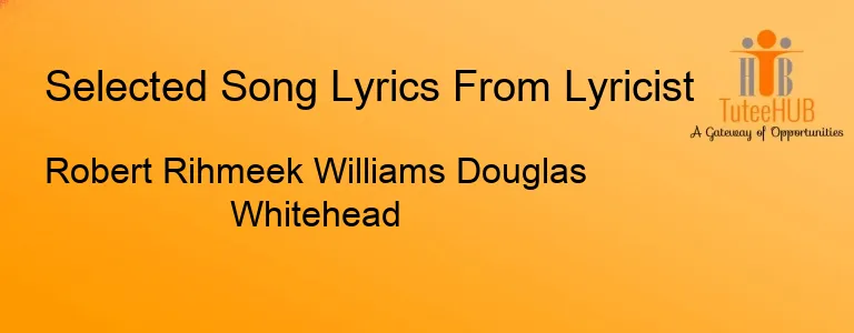 Robert Rihmeek Williams Douglas Whitehead
