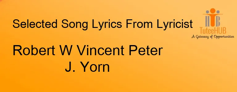 Robert W Vincent Peter J. Yorn