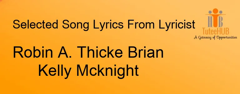 Robin A. Thicke Brian Kelly Mcknight