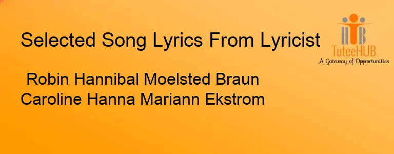 Robin Hannibal Moelsted Braun Caroline Hanna Mariann Ekstrom