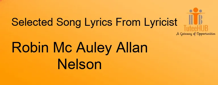 Robin Mc Auley Allan Nelson